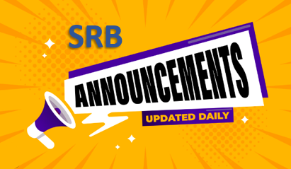 SRB Announcements graphic